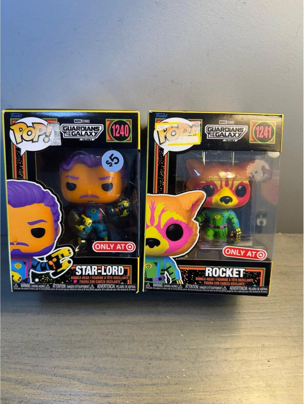 Funko Pop! Marvel Guardians of the Galaxy Vol. 3 Star-Lord & Rocket Target Exclu